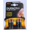 Duracell PLUS Power AAA MN2400/card of 4 Alkaline Batteries